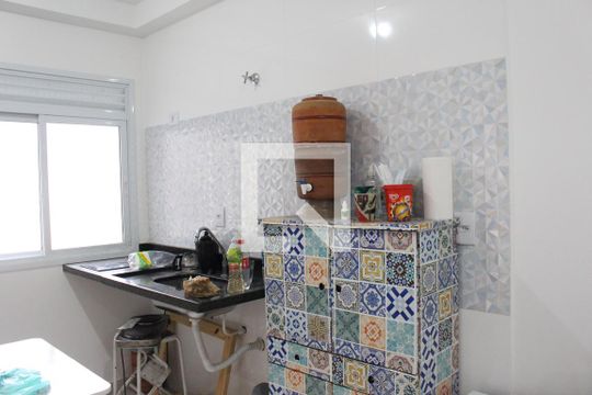 Cozinha de kitnet/studio à venda com 1 quarto, 27m² em Santana, São Paulo