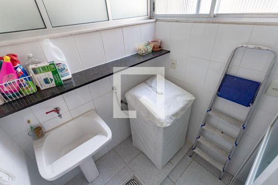 Área de Serviço de apartamento à venda com 3 quartos, 83m² em Botafogo, Rio de Janeiro