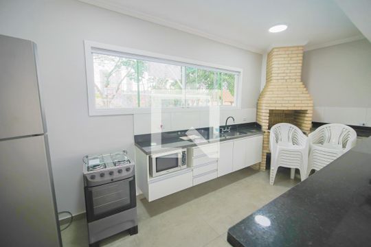 Área comum - Churrasqueira de apartamento para alugar com 2 quartos, 67m² em Jardim Jaqueline, São Paulo