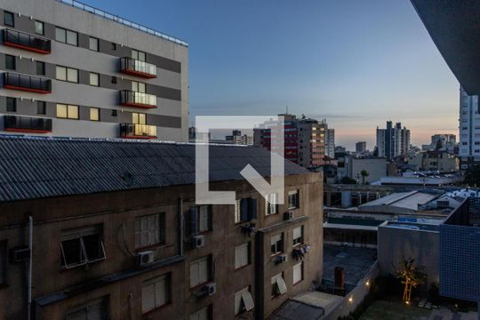 Vista do Quarto de kitnet/studio para alugar com 1 quarto, 25m² em Centro Histórico, Porto Alegre