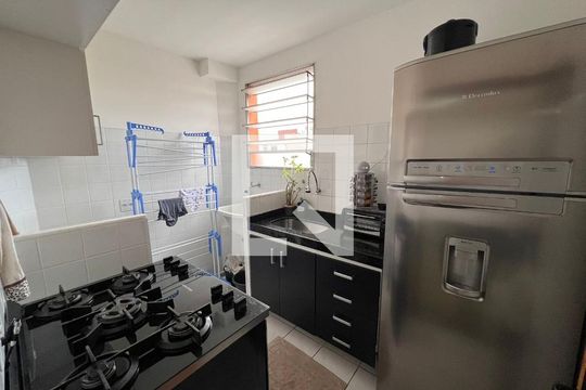 Cozinha de apartamento à venda com 3 quartos, 69m² em Castelo, Belo Horizonte