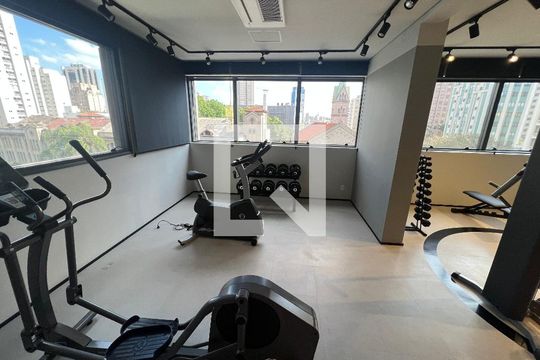 Área comum - Academia de kitnet/studio para alugar com 1 quarto, 19m² em Jardim Paulista, São Paulo