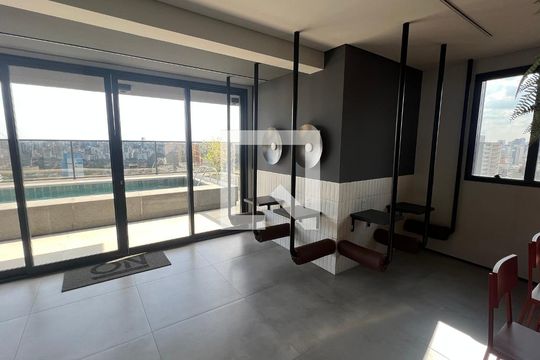 Área comum - Bar piscina de kitnet/studio para alugar com 1 quarto, 19m² em Jardim Paulista, São Paulo