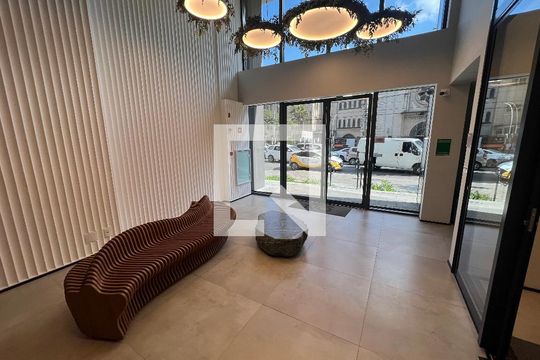 Hall de entrada de kitnet/studio para alugar com 1 quarto, 19m² em Jardim Paulista, São Paulo