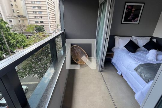 Sacada de kitnet/studio para alugar com 1 quarto, 19m² em Jardim Paulista, São Paulo