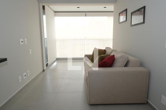 Sala  de apartamento para alugar com 1 quarto, 48m² em Pinheiros, São Paulo