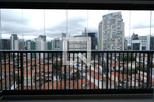 Vista da Varanda de apartamento para alugar com 1 quarto, 48m² em Pinheiros, São Paulo