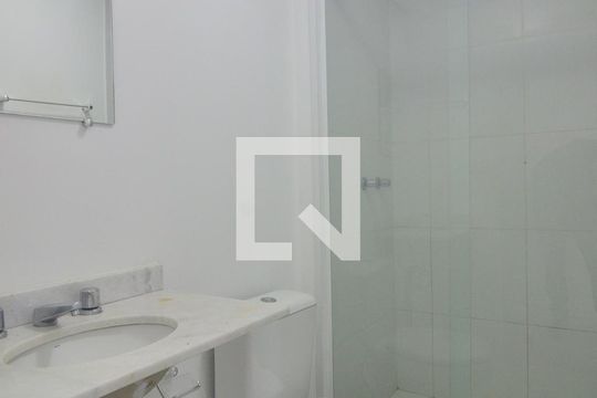 Banheiro da Suíte de apartamento à venda com 2 quartos, 74m² em Marechal Rondon, Canoas