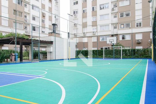 Área comum - Quadra Esportiva de apartamento à venda com 2 quartos, 74m² em Marechal Rondon, Canoas