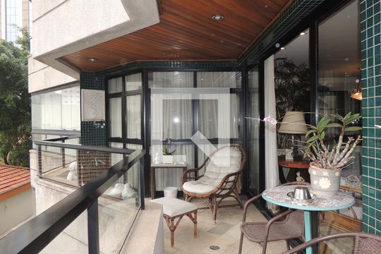 Varanda de apartamento à venda com 4 quartos, 172m² em Brooklin, São Paulo
