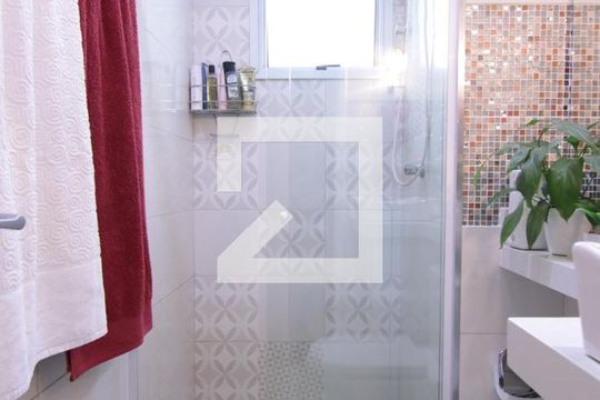 Banheiro de apartamento à venda com 2 quartos, 50m² em Jardim Jaú (Zona Leste), São Paulo