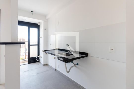 Cozinha de apartamento à venda com 1 quarto, 34m² em Vila Mafra, São Paulo