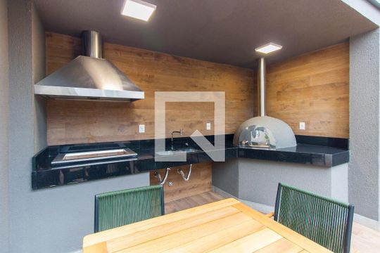 Área comum - Churrasqueira de apartamento à venda com 1 quarto, 28m² em Jardim Teresa, São Paulo