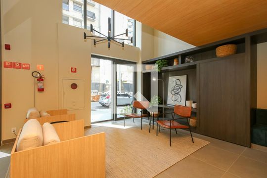 Área comum de kitnet/studio à venda com 1 quarto, 25m² em Itaim Bibi, São Paulo