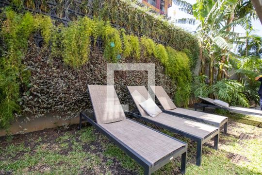 Área comum- Solarium de kitnet/studio à venda com 1 quarto, 34m² em Indianópolis, São Paulo