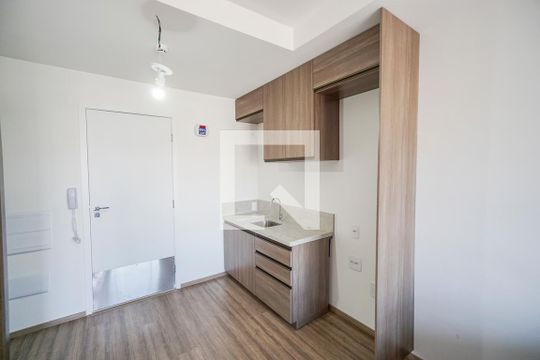 Cozinha de kitnet/studio à venda com 1 quarto, 27m² em Vila Esperança, São Paulo