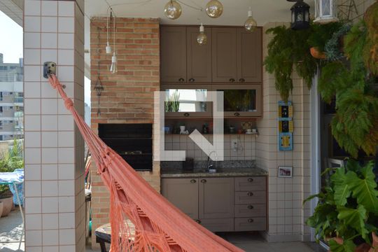 Varanda gourmet de apartamento à venda com 3 quartos, 166m² em Jacarepaguá, Rio de Janeiro