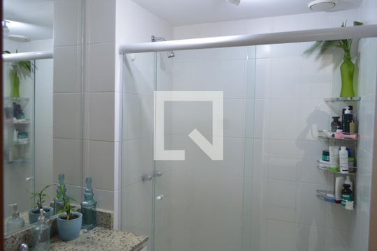 Banheiro da Suíte de apartamento à venda com 3 quartos, 166m² em Jacarepaguá, Rio de Janeiro