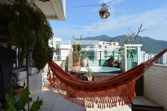 Varanda gourmet de apartamento à venda com 3 quartos, 166m² em Jacarepaguá, Rio de Janeiro