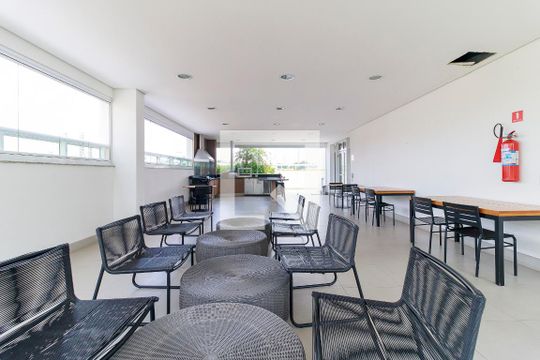 Churrasqueira de apartamento à venda com 1 quarto, 43m² em Campo Belo, São Paulo