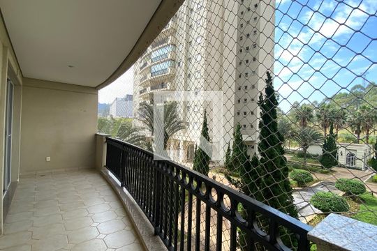 Varanda de apartamento para alugar com 3 quartos, 139m² em Tamboré, Santana de Parnaíba