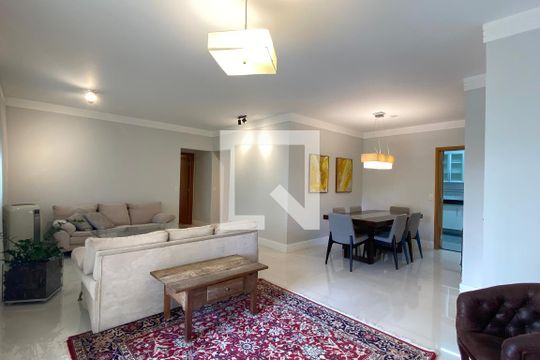 Sala de apartamento para alugar com 3 quartos, 139m² em Tamboré, Santana de Parnaíba