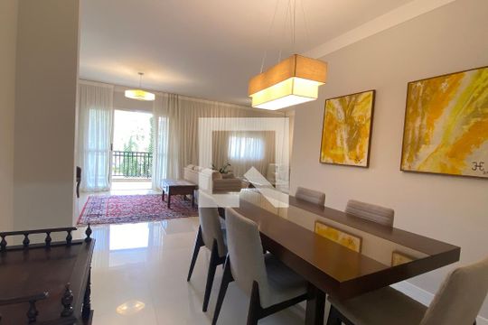 Sala de Jantar de apartamento para alugar com 3 quartos, 139m² em Tamboré, Santana de Parnaíba