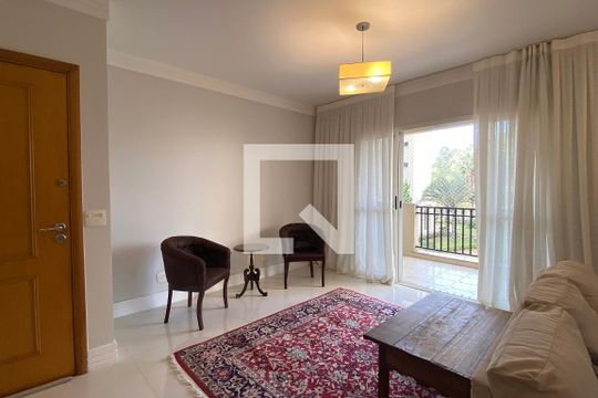Sala de apartamento para alugar com 3 quartos, 139m² em Tamboré, Santana de Parnaíba
