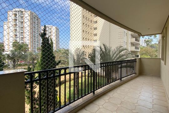 Varanda de apartamento para alugar com 3 quartos, 139m² em Tamboré, Santana de Parnaíba