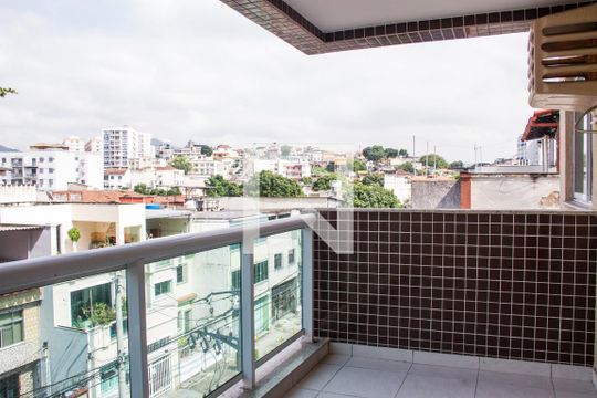 Varanda de apartamento à venda com 3 quartos, 80m² em Méier, Rio de Janeiro
