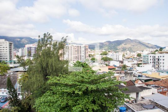 Varanda da Sala - Vista de apartamento à venda com 3 quartos, 80m² em Méier, Rio de Janeiro