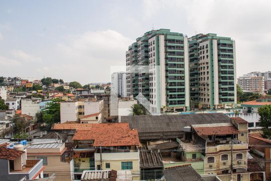 Varanda da Sala - Vista de apartamento à venda com 3 quartos, 76m² em Méier, Rio de Janeiro