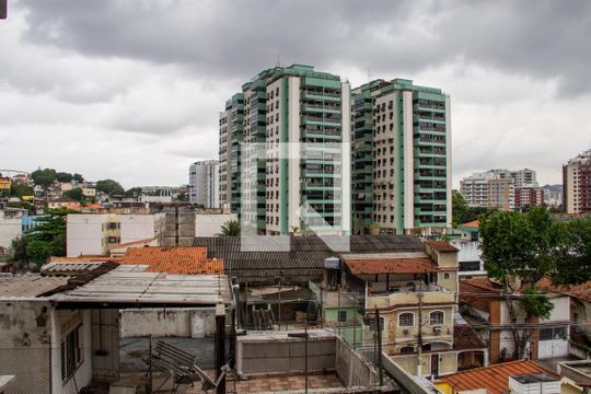 Área de Serviço - Janela de apartamento à venda com 3 quartos, 76m² em Méier, Rio de Janeiro