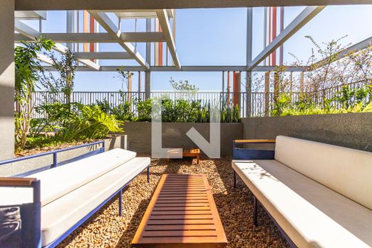 Área comum - Rooftop de kitnet/studio à venda com 1 quarto, 22m² em Cerqueira César, São Paulo