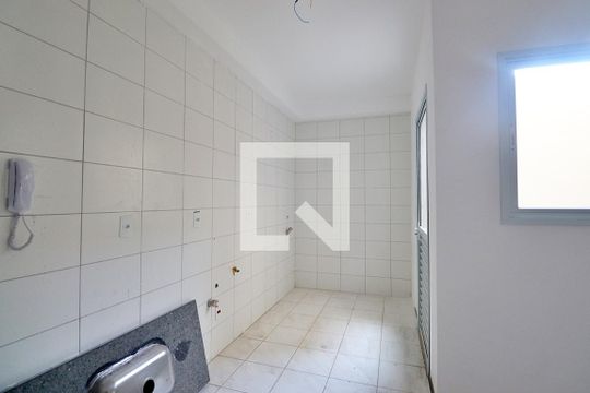 Cozinha de apartamento à venda com 2 quartos, 42m² em Vila Príncipe de Gales, Santo André