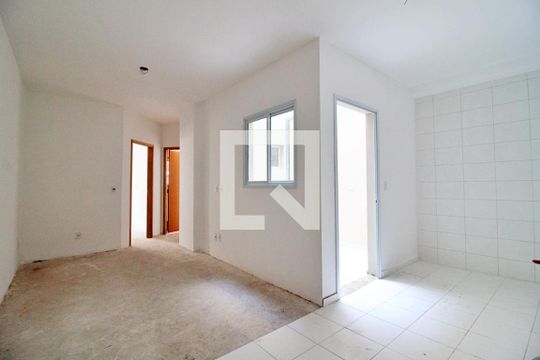 Sala/Cozinha de apartamento à venda com 2 quartos, 42m² em Vila Príncipe de Gales, Santo André