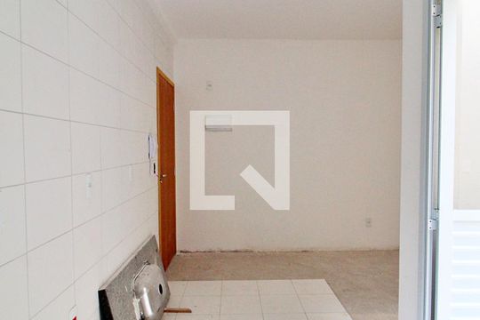 Sala/Cozinha de apartamento à venda com 2 quartos, 42m² em Vila Príncipe de Gales, Santo André