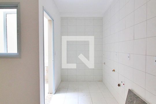 Sala/Cozinha de apartamento à venda com 2 quartos, 42m² em Vila Príncipe de Gales, Santo André