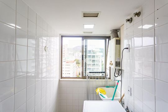 Área de Serviço de apartamento à venda com 2 quartos, 68m² em Botafogo, Rio de Janeiro
