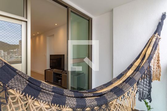 Varanda da Sala de apartamento à venda com 2 quartos, 68m² em Botafogo, Rio de Janeiro