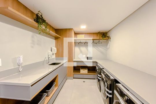 Área comum - Lavanderia de kitnet/studio à venda com 1 quarto, 22m² em Belenzinho, São Paulo