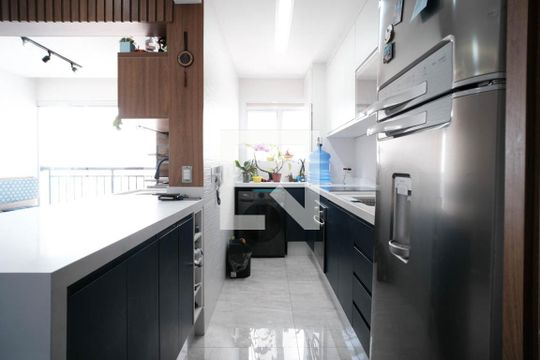 Cozinha de apartamento à venda com 2 quartos, 62m² em Vila Penteado, São Paulo