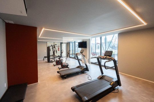 Área comum - Academia de apartamento para alugar com 1 quarto, 34m² em Consolação, São Paulo