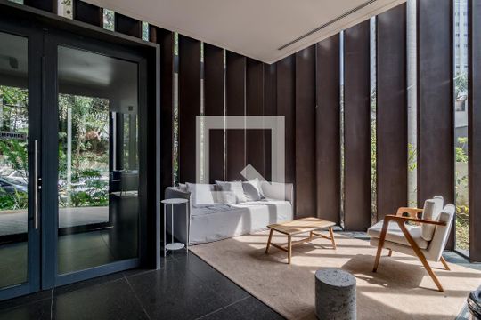 Hall de entrada de kitnet/studio à venda com 1 quarto, 28m² em Jardim das Bandeiras, São Paulo