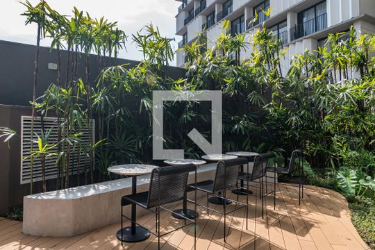 Área comum de kitnet/studio à venda com 1 quarto, 28m² em Jardim das Bandeiras, São Paulo