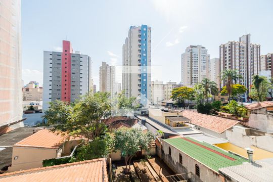 Vista da Suíte de apartamento à venda com 2 quartos, 90m² em Centro, Santo André