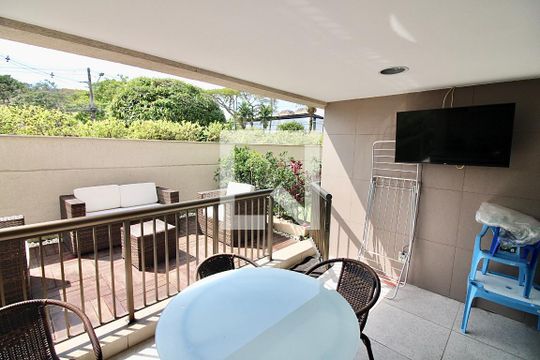 Varanda da Sala de apartamento à venda com 4 quartos, 125m² em Recreio dos Bandeirantes, Rio de Janeiro