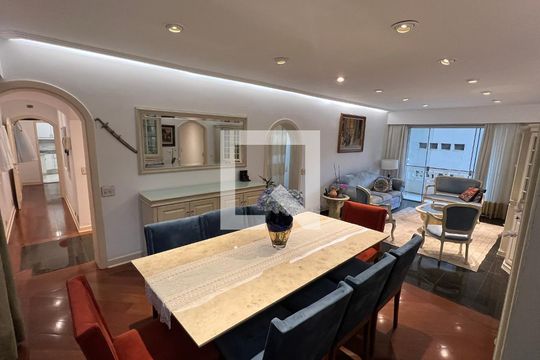 Sala de jantar de apartamento à venda com 3 quartos, 170m² em Cerqueira César, São Paulo
