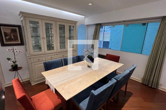 Sala de jantar de apartamento à venda com 3 quartos, 170m² em Cerqueira César, São Paulo