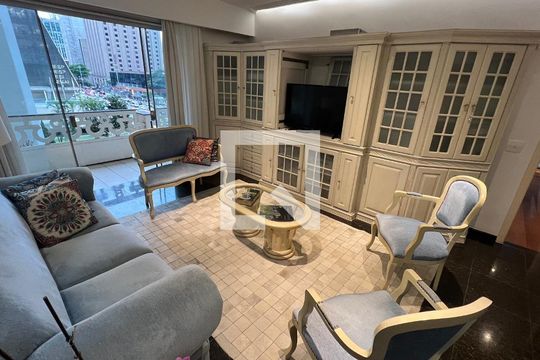 Sala de tv de apartamento à venda com 3 quartos, 170m² em Cerqueira César, São Paulo